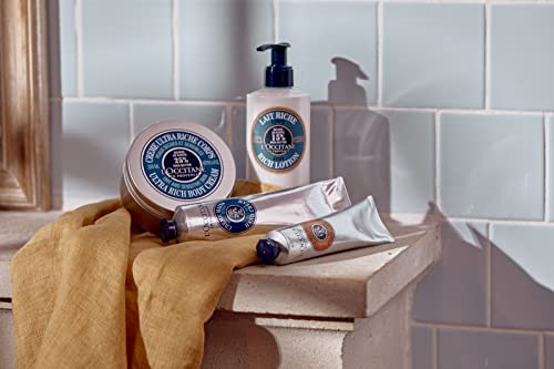 L'OCCITANE Shea Butter Foot Cream 150ml| Luxury Foot Care for Dry to Very Dry Feet|Nourishing and Softening|