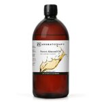 n2 Aromatherapy Sweet Almond Oil 900ml – for Skin, Hair, Massage, Nails, Cuticles, Ears, Face, Body - Natural Skin Care, Carrier Oil for DIY Beau
