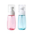 Perfume Atomiser Refillable Bottles,2pcs Spray Bottles100ml Clear Empty Fine Mist Plastic Travel Atomiser Bottle Set (Color Random)