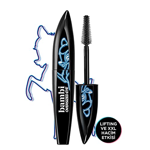 L'Oréal Paris false lash Bambi oversized eye mascara, black mascara for maximum eyelash volume & length, eyelash lifting effect, 8.9 ml