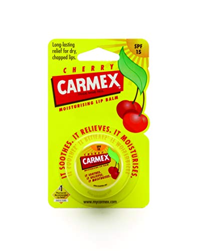 Carmex Lip Balm Pot Mixed Pack of 3 (Cherry, Classic & Wild), 7.5 g (Pack of 3)