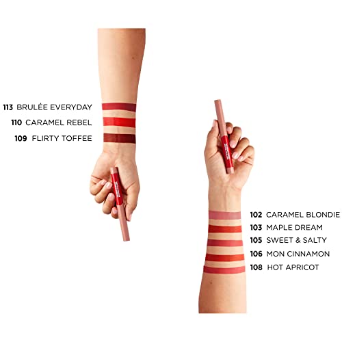 L'Oreal Paris Infallible Very Matte Lip Crayon Lipstick, Smudge Proof, Orange Lipstick, 106 Mon Cinnamon