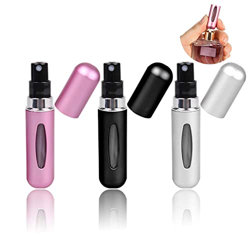 Perfume Atomiser Bottles, Refillable Empty Spray Bottle 5ml Portable Travel Atomizer Bottle for Fragrance Mini Perfumes for Women Fragrance Atomi