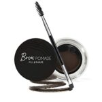 Eyebrow Tint Eyebrow Dye Fill & Shape Brow Pomade Highly Pigmented Smudge-Proof Sweat Resistant Brow Tinted Creamy Texture,Dual-Ended Brush For P