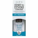 OPI Start To Finish 3-in-1 Strengthener Clear Nail Polish Base & Top Coat 15ml