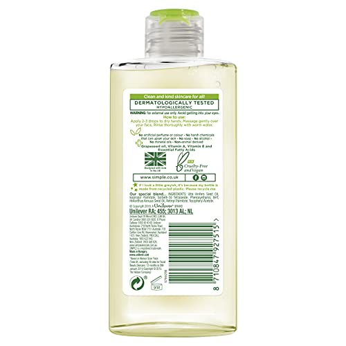 Simple Kind to Skin Hydrating Cleansing Oil, 125 ml