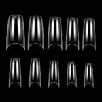 Makartt French Nail Tips, 500pcs Half Cover False Nail Tips, False Nails, Fake Nails, Press on Nails, Acrylic Nail Tips, Nail Tips for Acrylic Ex