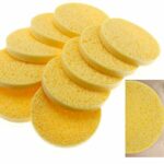 New 10 x Cellulose Facial Sponges Natural Facial Cleansing Sponge Face Sponge