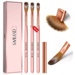 Saviland 3 PCS Kolinsky Acrylic Nail Brush - Size 8/10/14 Nail Brush for Acrylic Powder Durable Acrylic Nail Brush for Beginners Acrylic Brushes