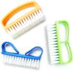 Nail Clean Brush (3 Pcs) Double Sided Finger Brush Cleaning Scrubbing Brushes Durable Strong Bristles Ergonomic Handle Ideal For Cleaning Fingern