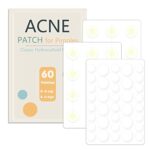 LacyMC 60 Patches Acne Patches,Size 8mm & 12mm,Hydrocolloid Dressing Cover,Dots for Spots Pimple Patches