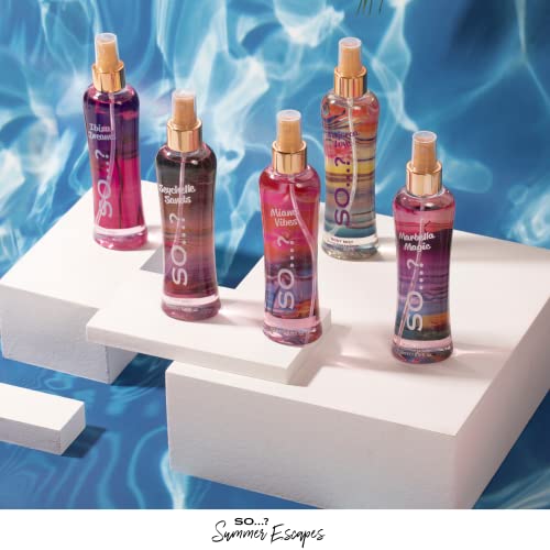 So…? Summer Escapes Womens Majorca Love Body Mist Fragrance Spray 200ml Bundle (Pack of 3)