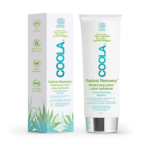 Coola Radical Recovery After Sun Lotion, Soothing and Hydrating Formula, 70 Percent + Organic and Cruelty Free, 180 ml