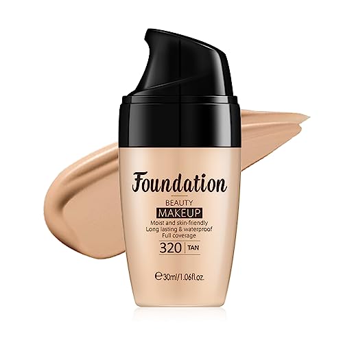 Foundation For Mature Skin,Colour Changing Foundation All Day Flawless Liquid Foundation,Face Make-up Foundation Full Coverage,Long Lasting Makeu
