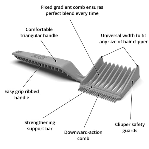 Blend Frend - Grade 1 (3mm) Blend comb - Instantly blend hair, Easy to use, Compatible with all clipper brands.