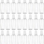 24 Pack 100ml Spray Bottles Plastic Atomiser Spray Bottle Clear Empty Fine Mist Atomiser Bottle Small Refillable Liquid Containers for Cleaning,