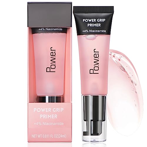 Power Grip Primer - Hydrating Primer Makeup - Colour Corrector Quick - Gel Based Smooth Skin Tone Moisture Beauty Face Cosmetic - Infuse with Hya