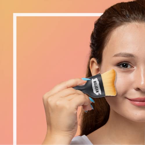 MUJGAN Makeup Brush, Angled Flat Foundation Brush, Body Makeup Brush, Face & Body Brush, Liquid Foundation Brush, Concealer Brush, Contour Brush,