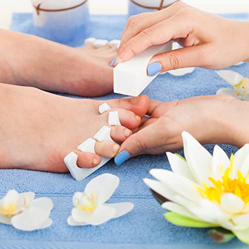 FRIUSATE 10 pieces White Nail Buffer Block with Nail Files Nail File Sanding Blocks Smoothing Shaping and Buffing for Natural Acrylic and Gel Nai