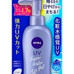 Nivea Sun Protect Super Water Gel SPF 50/PA+++ (Face & Body)Pump Type 140 g (Japan Import)
