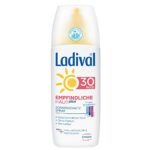 Ladival Sensitive Skin Plus Sun Protection Spray SPF 30 - Perfume-Free Sun Spray without Colours and Preservatives - Waterproof 150 ml
