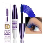 5D Primer Mascara - Blue Mascara Long Lasting Thick - Smudge-Proof Fiber Mascara - Natural Length Durable Curling Mascara - My Amazing Lashes Mas