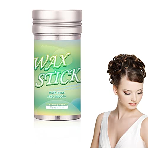 Hair Wax Stick, Smooth Stick for Hair Finishing Stick Hair Pomade Stick Edge Control,Non-greasy Styling,Styling Products for Fly Away and Edge Fr
