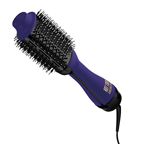 Hot Tools Pro Signature One-Step Detachable Blow-Dry & Volumiser (Activated Charcoal Bristles, Direct ION Technology, Oval Design, Thermaglide Ce