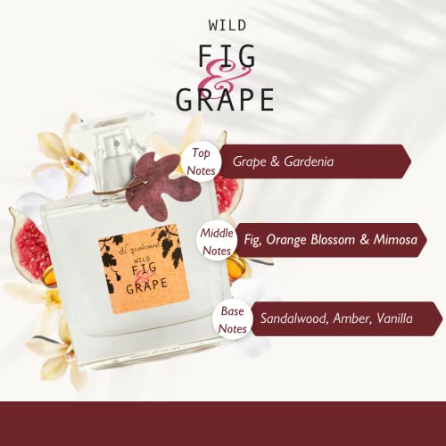Di Palomo Vegan Wild Fig & Grape Eau De Parfum 50ml. Perfume for Women. Long Lasting Fragrance. Ladies Perfume Gifts for Her. Luxury Fragrance Gi