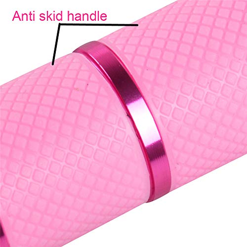 Anself Mini Flash Light for LED UV Gel Curing Lamp Light Handheld Nail Dryer Nail Flashlight 9 LEDs 395nm UV Flashlights Detector for Facial M-as