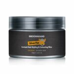 Groomarang Silver Fox Instant Free Style Hair Styling & Colouring Wax Grey Temporary Dye