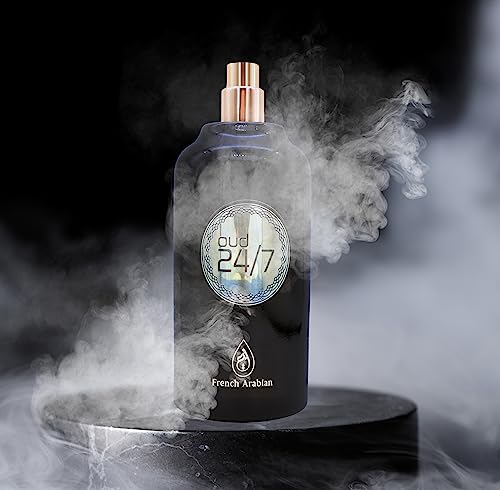 Oud 24/7 100ml Perfume Spray | Eau de Arabian Parfum | Lemon, Fruity, Chocolate, Vanilla, Agar, Woody Musk and Amber (for Women and Men)