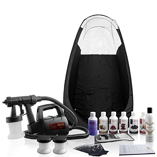 Maximist 'MEGA' Lite Plus - Complete spray tan kit with black tent & much more - all you need to get started!