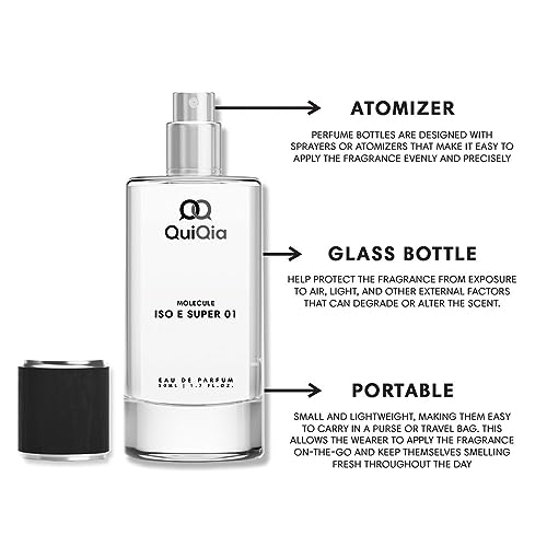 Molecules 01 Inspired - ISO E Super Pheromone Included Perfume Spray - For Men, Women, Unisex Fragrance - Eau De Parfum Scent - Cedarwood Velvety