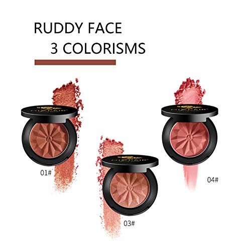 Mimore Blusher, Long-lasting and Sweat-Resistant Non_Greasy Blush & Glow Matte Blusher Super Brighten Skin Color Shimmery or Matte Blusher,with M