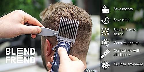 Blend Frend - Grade 1 (3mm) Blend comb - Instantly blend hair, Easy to use, Compatible with all clipper brands.