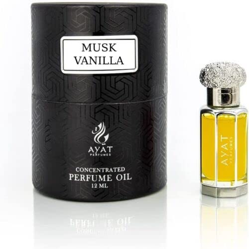 Musk Vanilla Perfume Oil 12ml Ayat Perfumes For Men Women Sweet Floral Notes Amber Honeysuckle