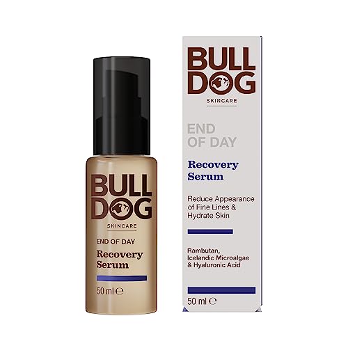 Bulldog Skincare - End Of Day Recovery Serum for Men | Reducing Fine Lines and Wrinkle Gel | 50 ml