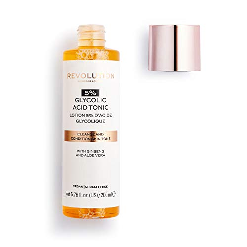 Revolution Skincare London, 5% Glycolic Acid, Toner, 200ml (Packaging may vary)
