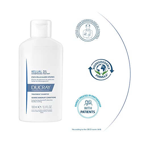 Pierre Fabre Ducray Kelual DS Anti-Reappearance Dandruff Treatment Shampoo, 100 ml