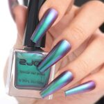 Chameleon Nail Polish Holographic Glitter Nail Polish Shimmer Iridescent Chrome Nail Art Varnish