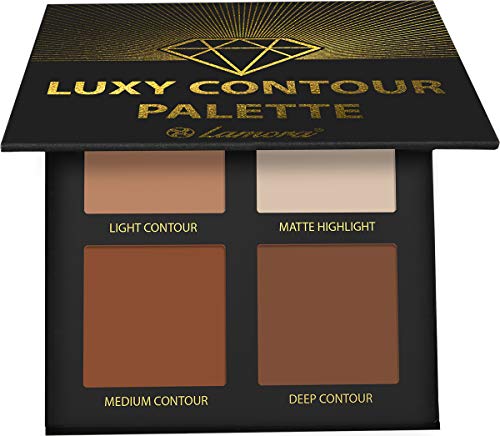 Contour Pallet Makeup Powder Contour Kit - Contour Palette With Mirror - 4 Highly Pigmented Matte Colors For Contouring And Highlighting - Vegan,