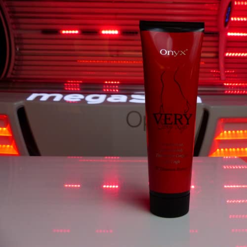 Onyx Very Sexy Legs Sunbed Cream with Bronzer - Tingle Tanning Cream for Legs & Hard-To-Tan Body Parts - Hot Tingling Formula for Women