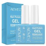 Gel Polish Remover, 2Pack Gel Nail Polish Remover - Remove Gel Nail Polish Within 2-3 Minutes - Quick & Easy Gel Polish Remover - No Need For Foi