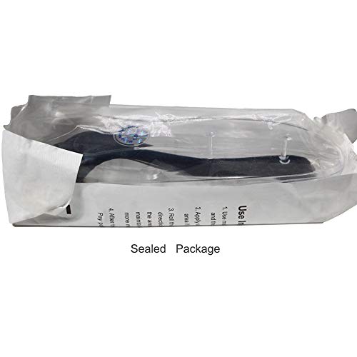 Derma Roller 9 Sizes Skiny Up® All in Titanium 540 Micro Needle Roller for Beard Hair Skin Face, Includes Instruction Storage Case (0.5mm)