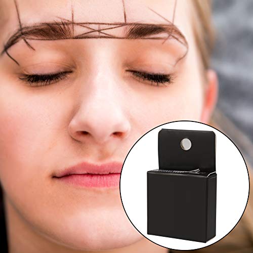 ruggito 4 Pack Pre-Inked Mapping String for Eyebrows, Eyebrow Mapping String for Microblading, Microshading, Cosmetic Tattooing, Makeup Supplies