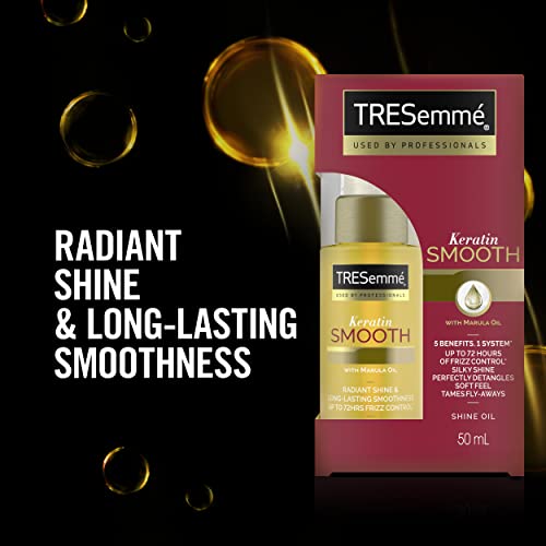 TRESemmé Pro Collection Keratin Smooth Shine Oil with keratin and marula oil for soft, shiny, frizz-free hair 50 ml