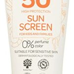Bambo Nature Suncream, Factor 50 Sun Cream, Colourant & Fragrance Free Sunscreen To Protect Your Skin, Water Resistant Sun Cream SPF 50, Dermatol