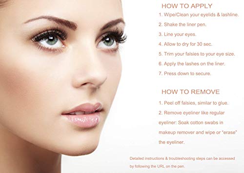 Lash'd Up Strong+ Glue Liner Pen (Black) Extra Strength Adhesive Eyeliner for False Lashes - 2022