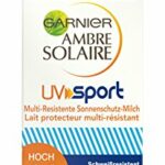 Garnier Sun Protection Milk UV Sport Multi-Resistant SPF 30 Outdoor Sun Cream for Athletes Ambre Solaire 50ml